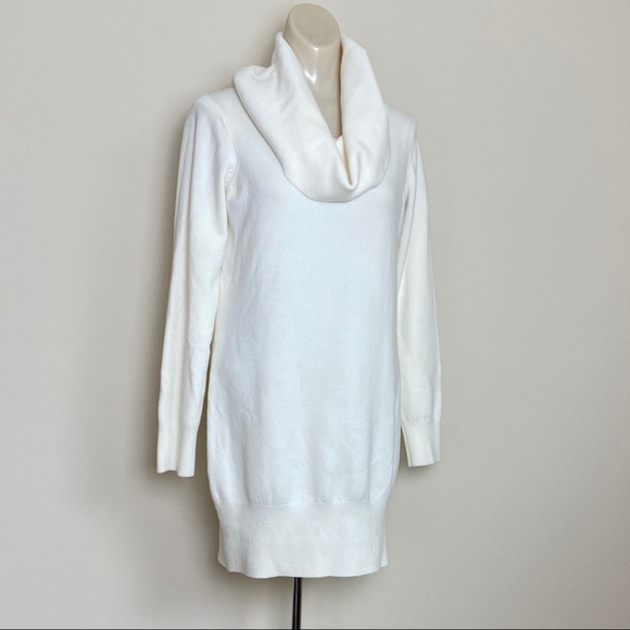 French Connection Sweaters - French Connection Cowl Cream White Soft Sweater